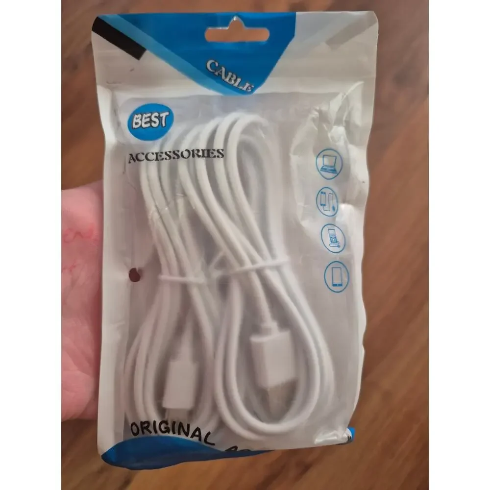2 Pack 6ft Car Carplay Cable for lastest Apple iPhone Long USB A to USB C s2 box